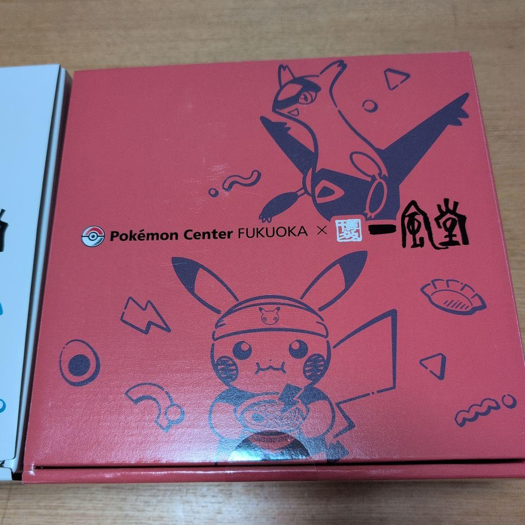 ポケモンセンターフクオカ 一風堂 赤 白 セット どんぶり ラーメン ピカチュウ ポケモンセンターフクオカ 一風堂 赤 白 セット どんぶり ラーメン ピカチュウ