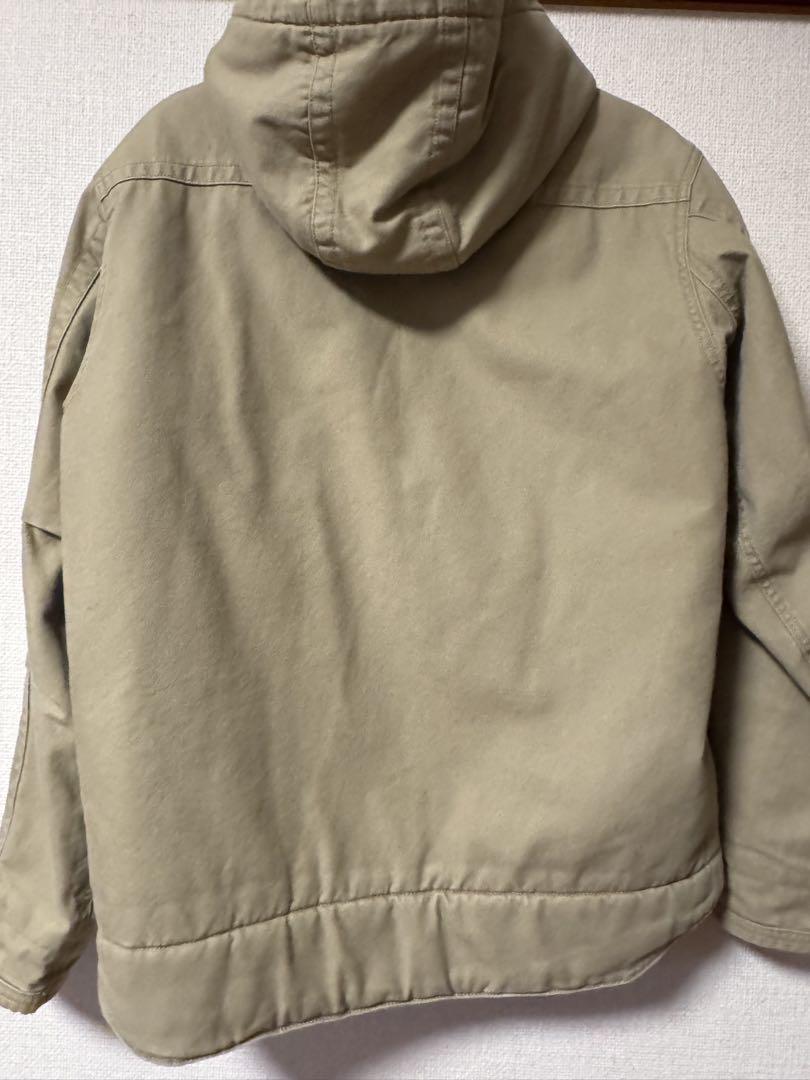 パタゴニア　ダック　ジャケット　焚き火