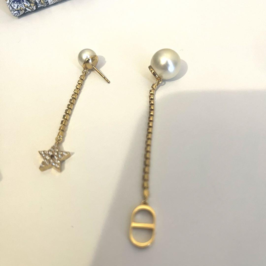 ディオール　ピアス　トライバル　スター　2連　DIOR dior