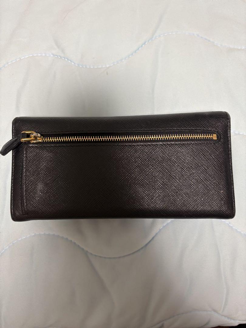 PRADA 黒 長財布
