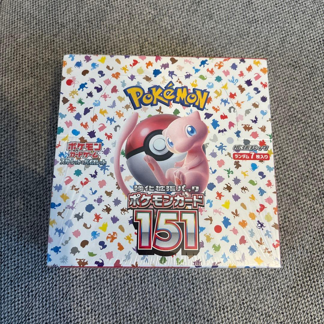 ポケモンカード151 box シュリンク付き