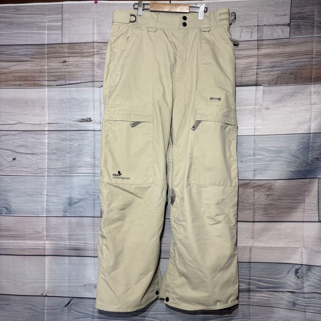 【Billabong】スノーボードパンツ M ベージュ HD-31