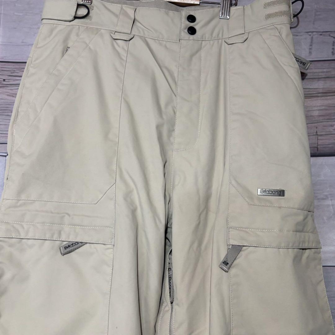 【Billabong】スノーボードパンツ M ベージュ HD-31