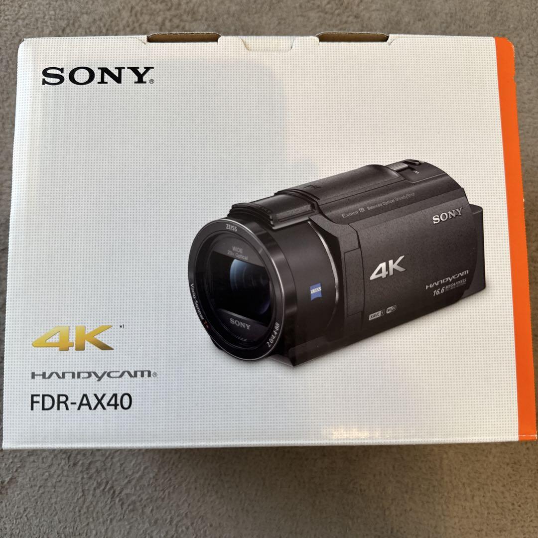 ソニー4kビデオカメラFDR-AX40手ぶれ補正美品
