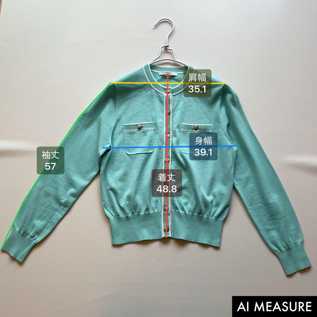 美品 アナイ 23モデル シルケットコットンクルーネック