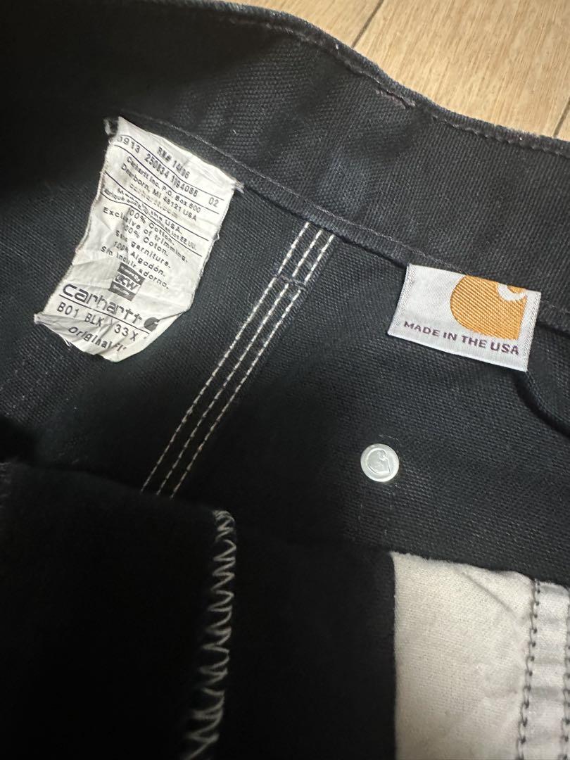 Carhartt W33×L32 ダブルニー ブラック