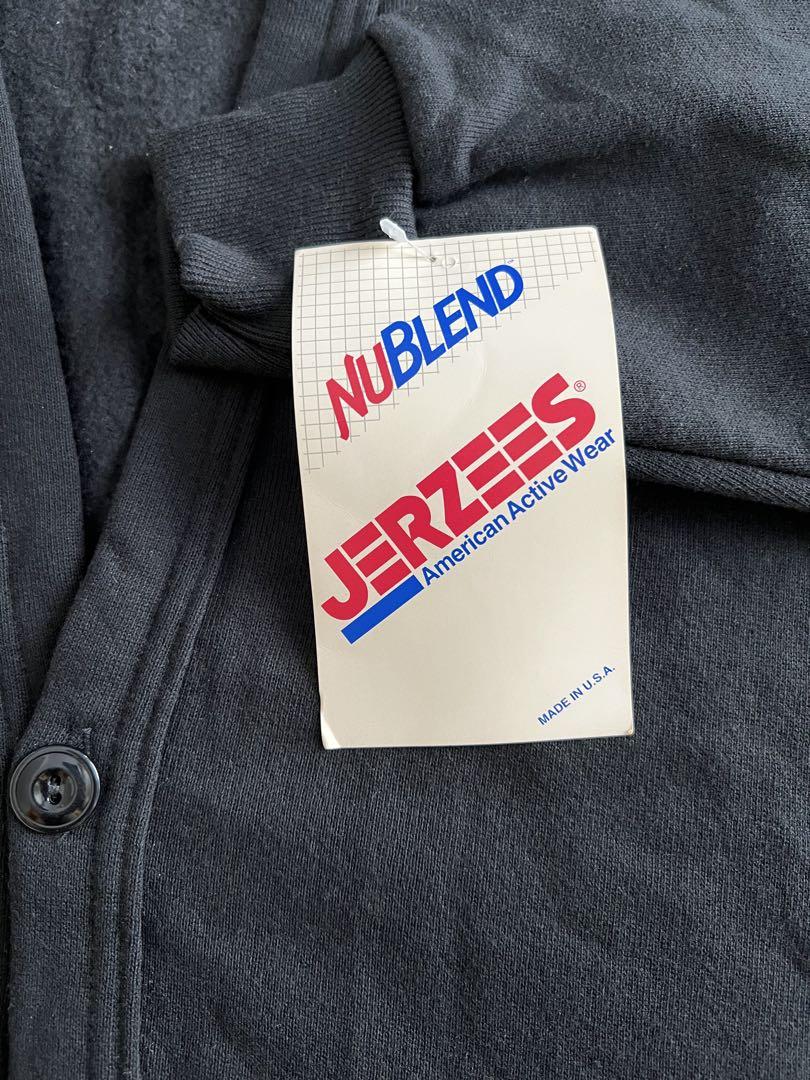 デッド‼️黒‼️ スウェット カーディガン 90s USA jerzees