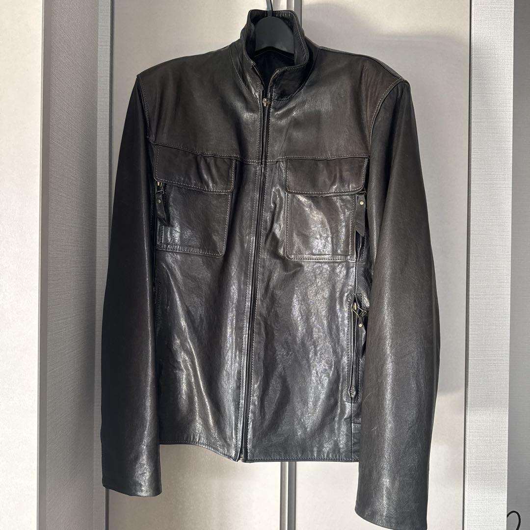 BOSS レザージャケット | ブラック | FARFETCH JP