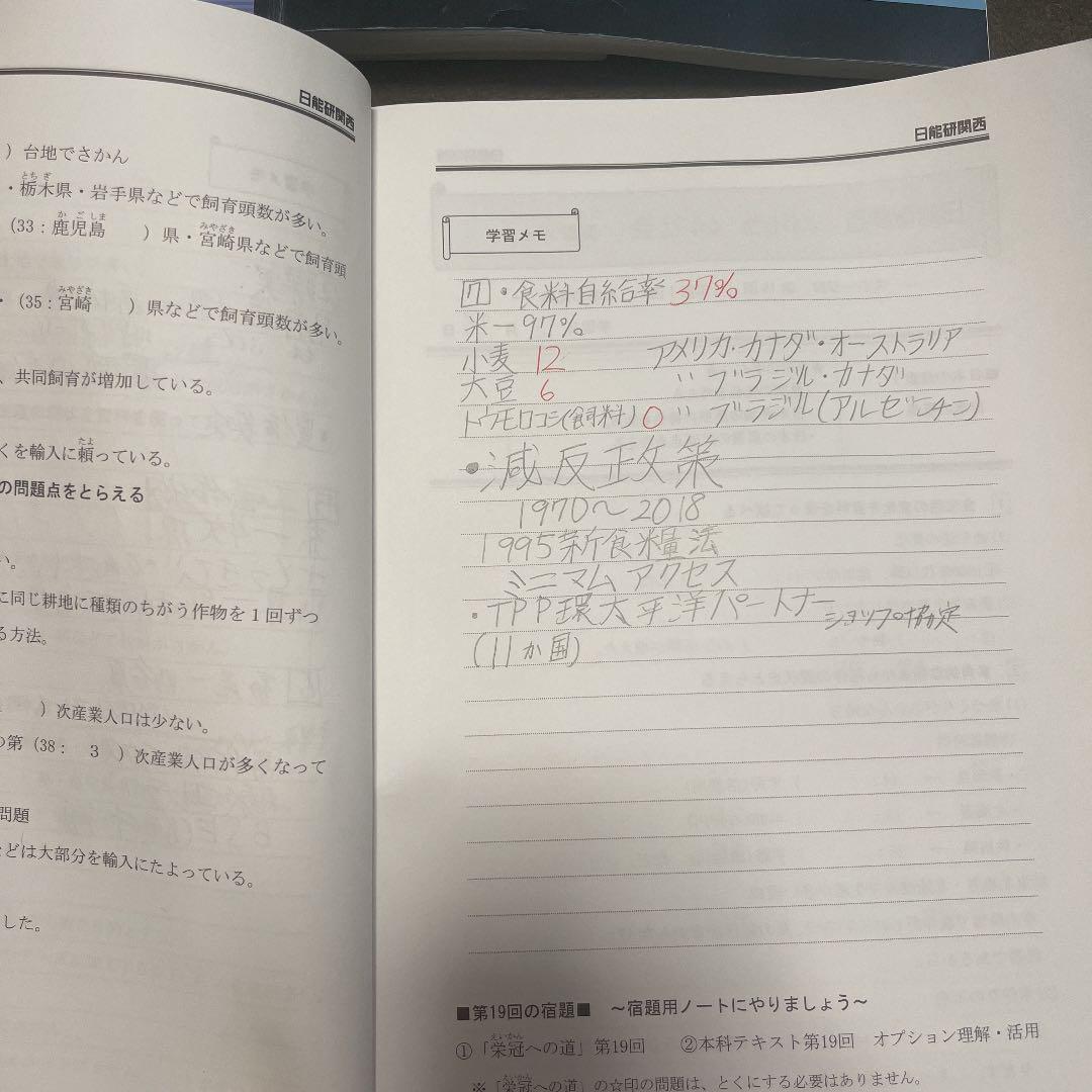 日能研 6年 社会 社理 テキスト - メルカリ