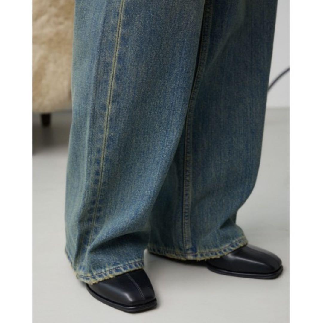 AZUL DENIM ハイウエストワイドデニム