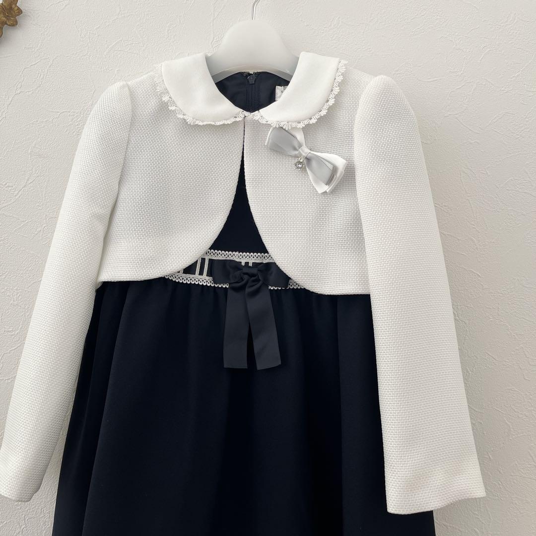 ボレロジャケット　120 結婚式セレモニー　ワンピース　女の子　入学式　卒園式