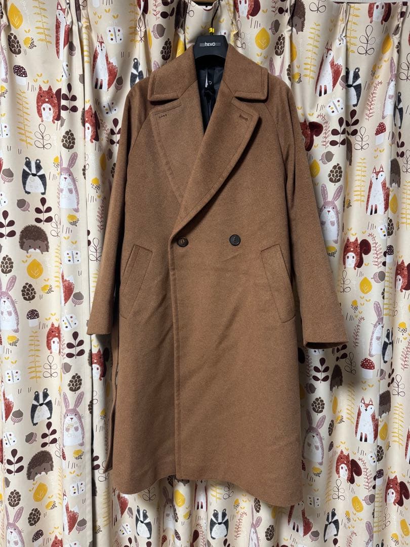 hevoカシミヤ キャメルブラウンブリンディジ モデルS HEVO