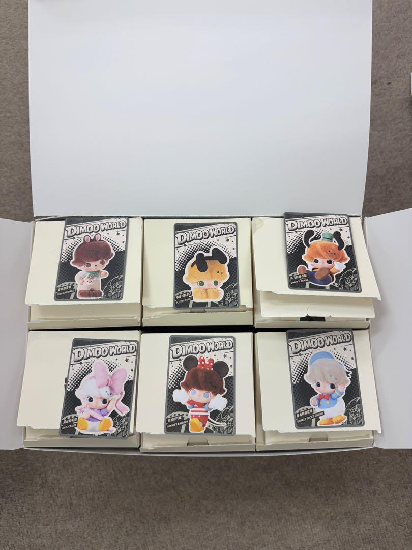 DIMOOWORLD×DISNEYシリーズぬいぐるみキーチェーンアソートボックス