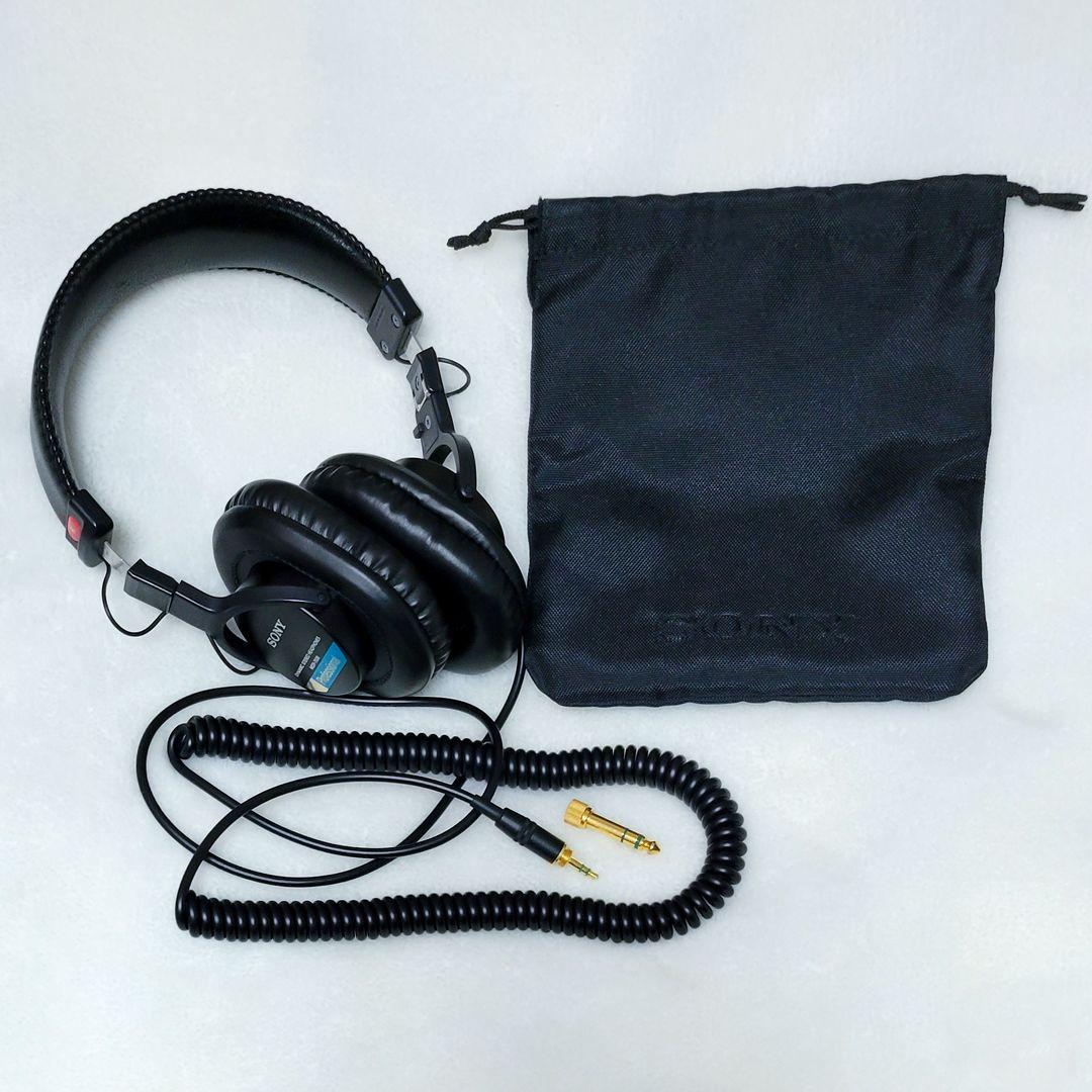 【美品】SONY MDR-7506イヤーパッド新品　ステレオヘッドホン