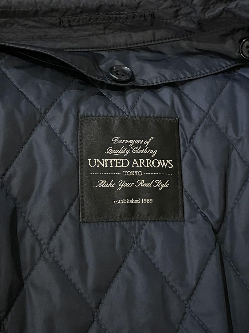 UNITED ARROWS ステンカラーコート ブラック