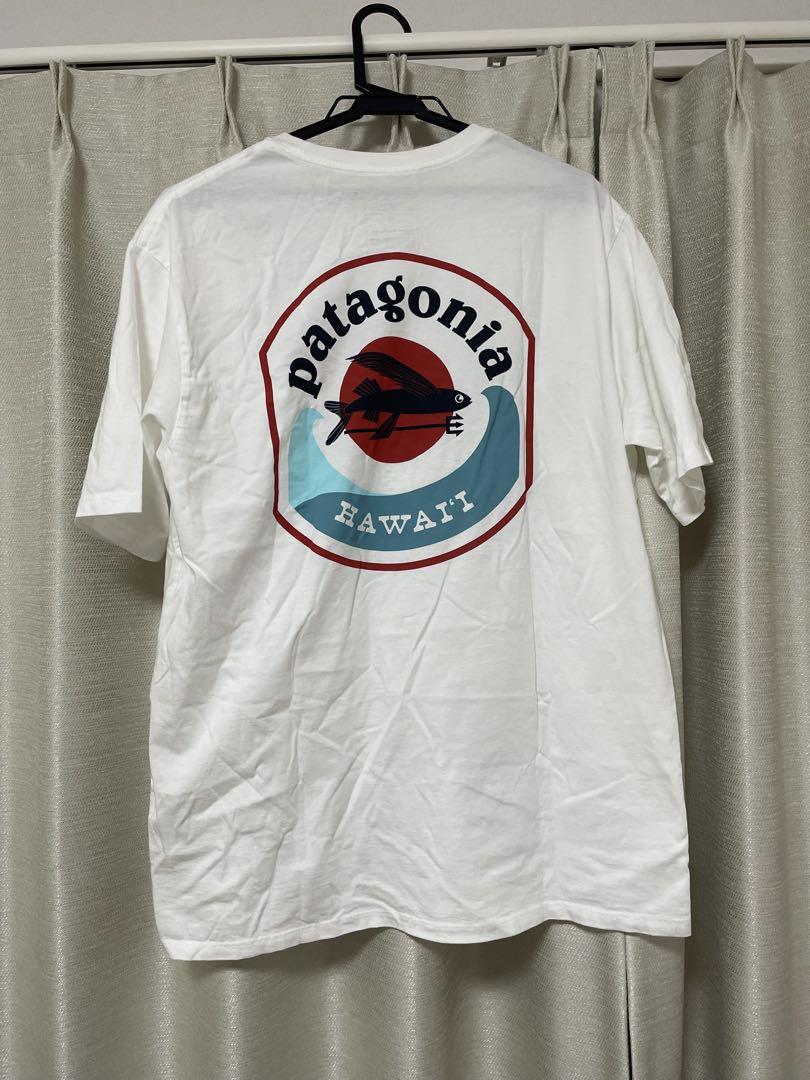 パタゴニア HAWAI Tシャツ　ハワイ限定 白 バックプリント　Sトップス