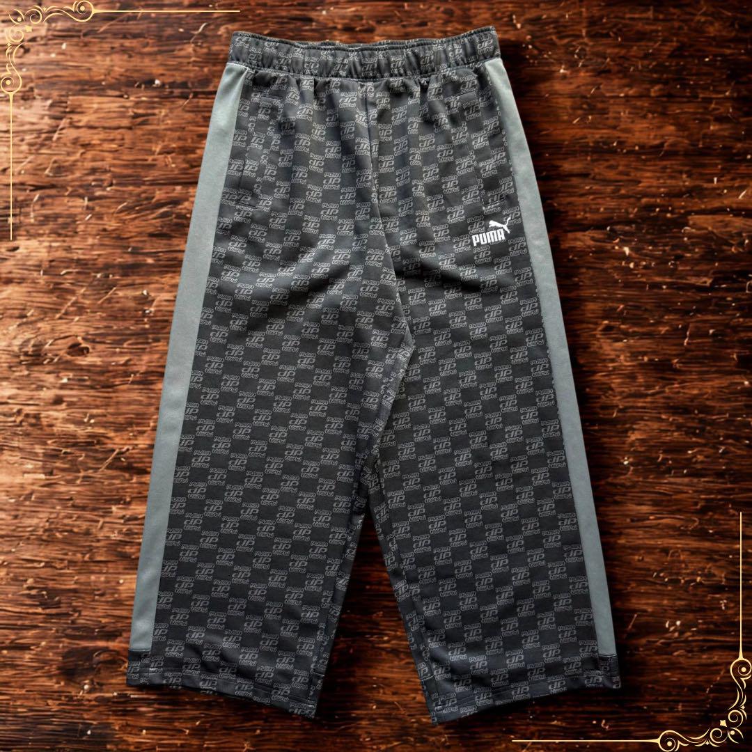 PUMA CORE HERITAGE モノグラム トラックパンツ ジャージ 黒