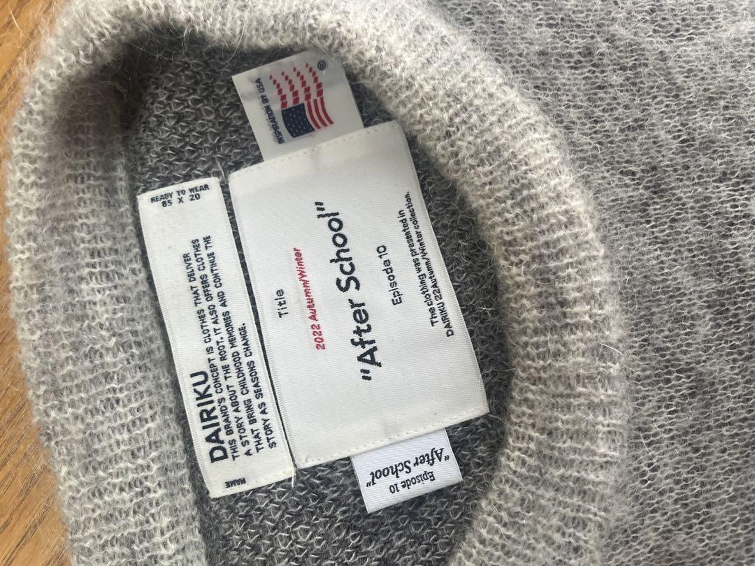 DAIRIKU Argyle Mohair Pullover Knit 画像2