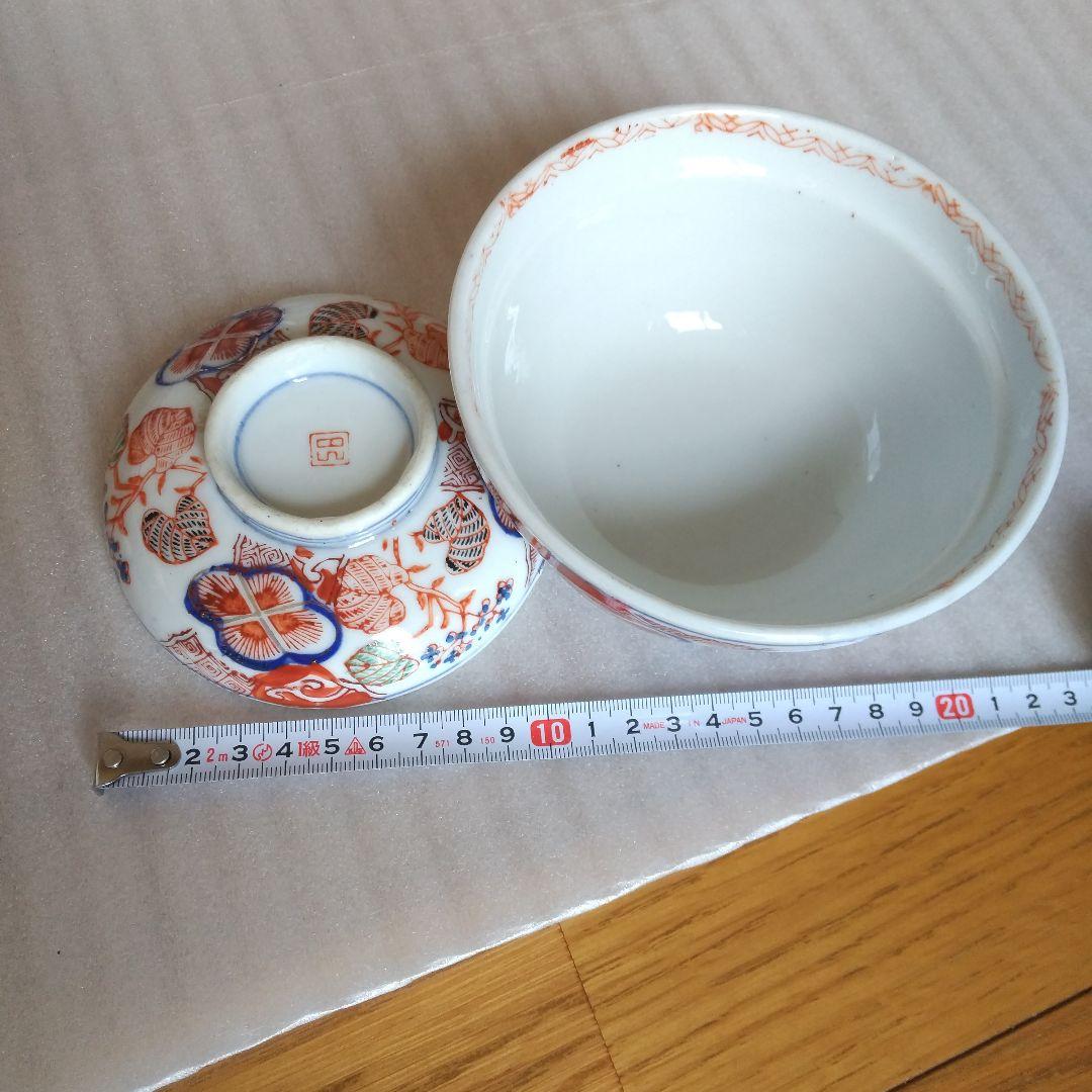古典柄 蓋付き ミニ丼 5個セット
