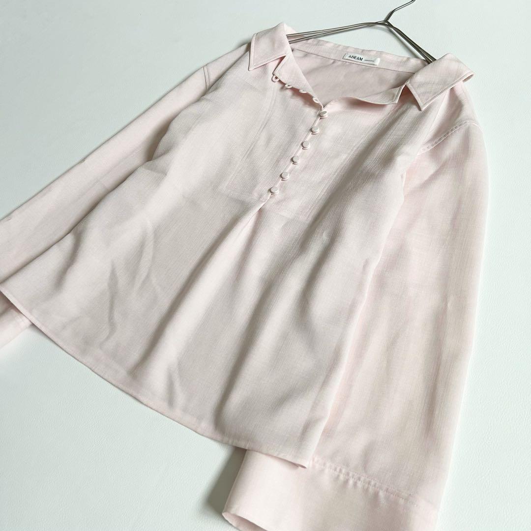 1608y美品 アディアム フォクシー スキッパーシャツ22SS インスタ掲載