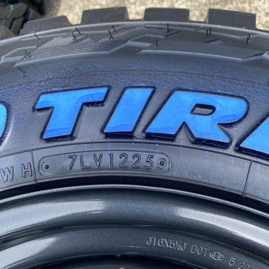 ◇新品ホワイトレター185/85R16+中古ジムニー純正スチールセット　ジムニー