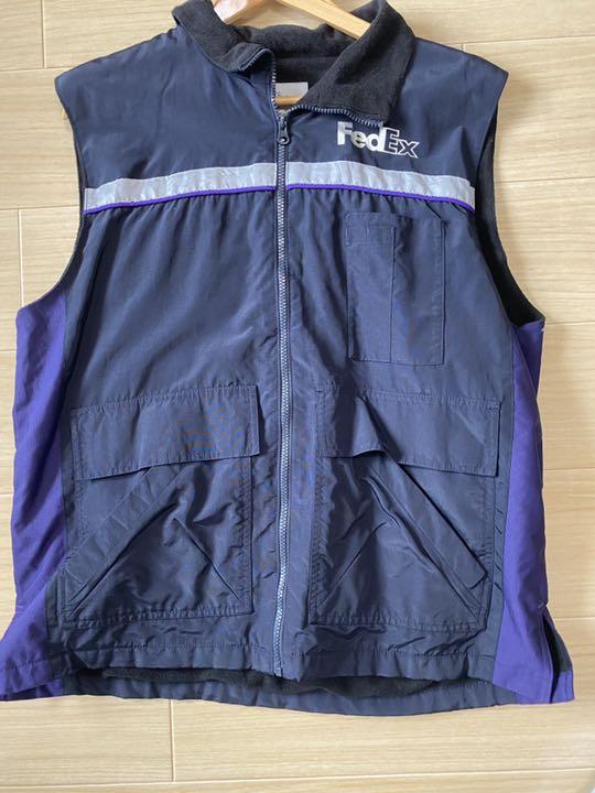 【VINTAGE】FedEX リフレクターナイロンベスト