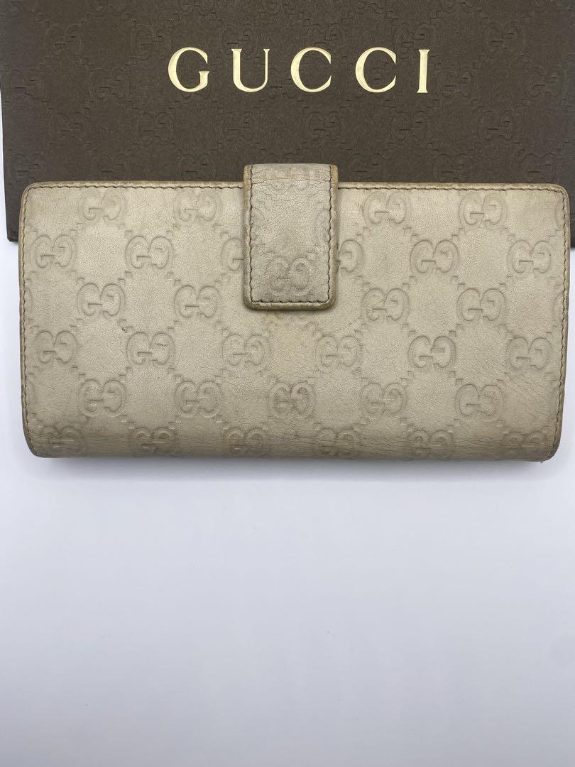 最終値下げ】GUCCI グッチ シマレザー GGパターン 長財布