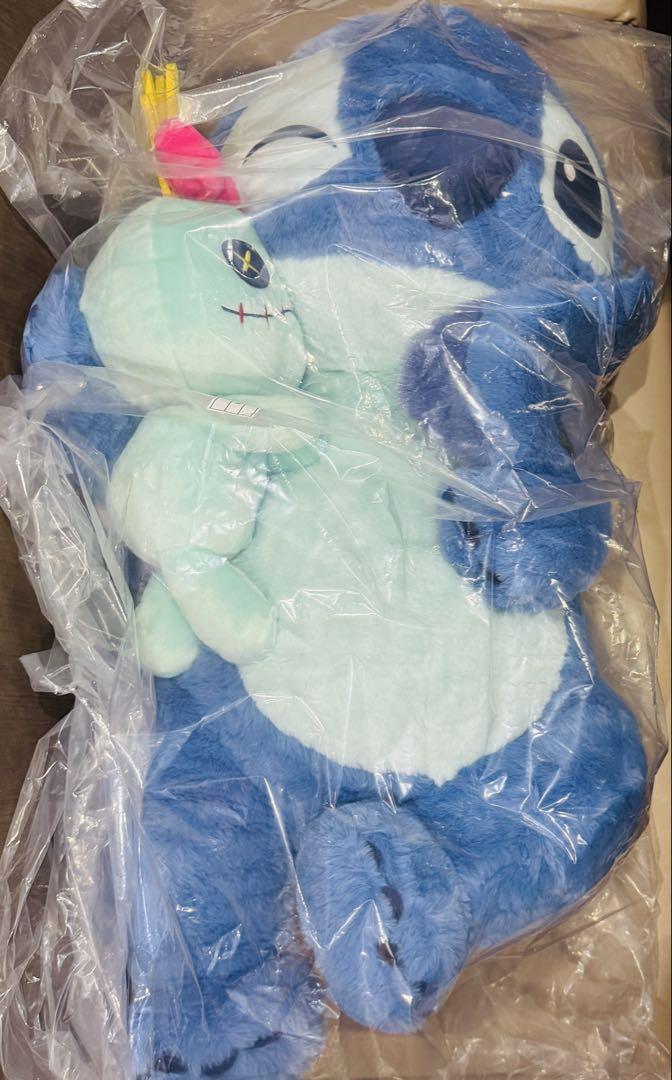 スティッチ＆スクランプ 82cm ぬいぐるみ スーパービッグ Disney スティッチ＆スクランプ 82cm ぬいぐるみ スーパービッグ - メルカリ