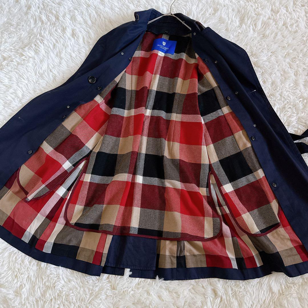 現行タグ ブルーレーベルクレストブリッジ トレンチコート ベルト ライナー付き 現行タグ ブルーレーベルクレストブリッジ トレンチコート ベルト ライナー付き