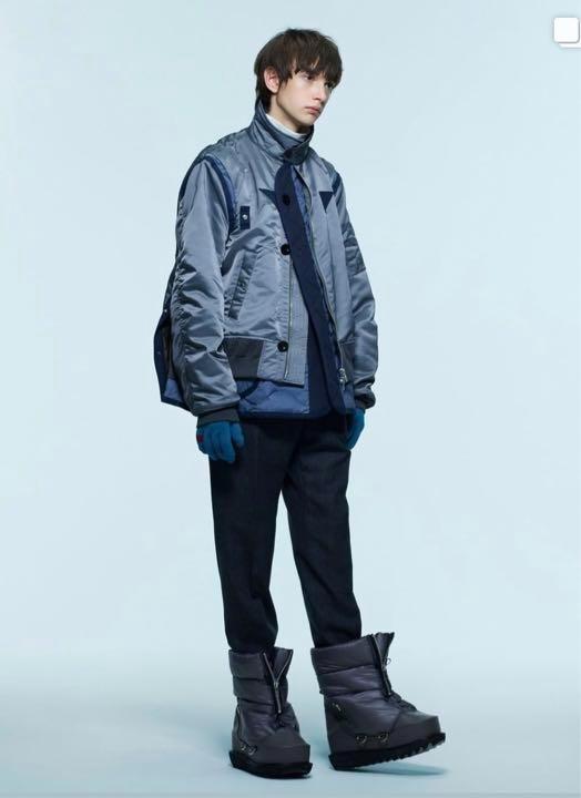 から厳選した サイズ 2 SACAI 22AW Nylon Twill Mix Blouson