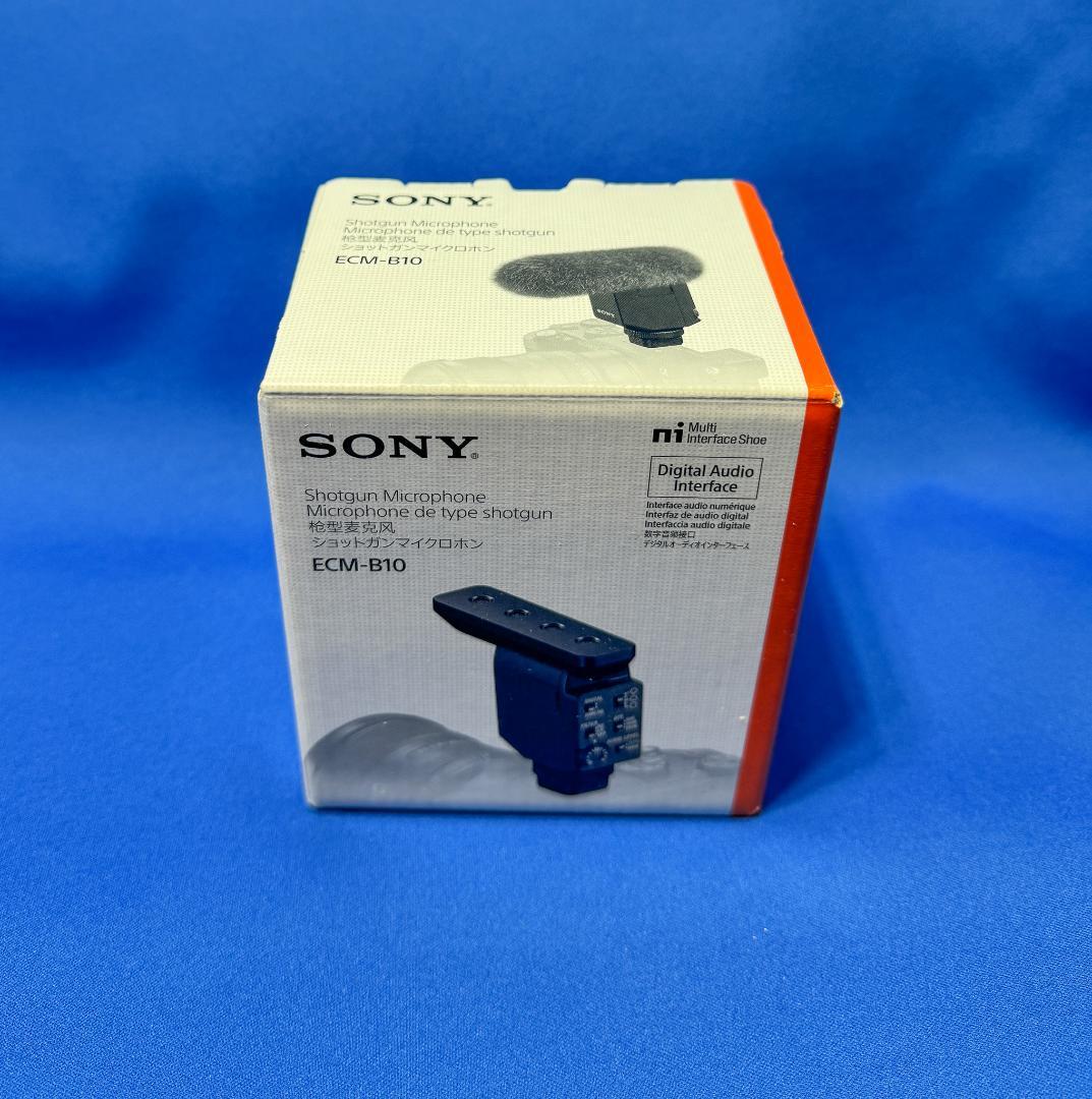 ソニー SONY ショットガンマイクロホン ECM-B10 ブラック