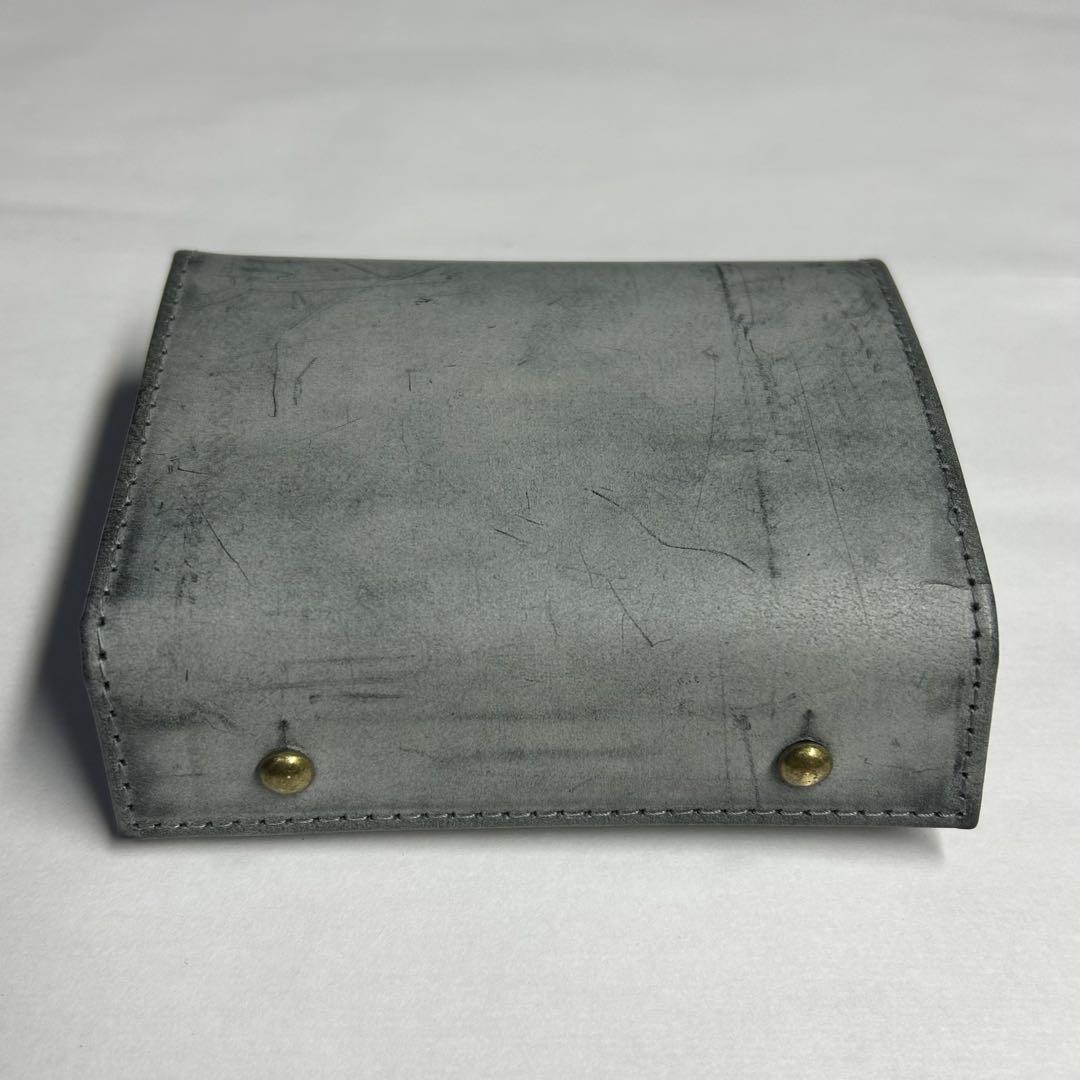エムピウ ミッレフォッリエ 同型財布 ゴーストレザーGhost wax ブラック