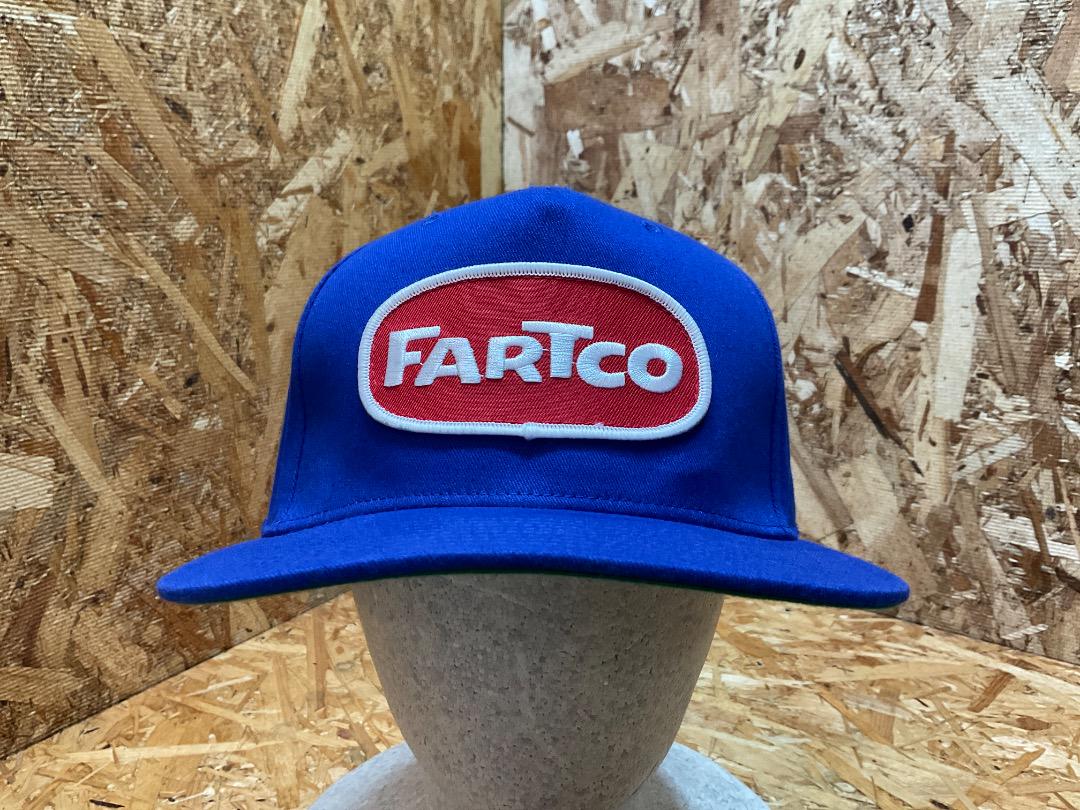 美品 FARTCO ファートコー Blob Snap Back Cap Blue