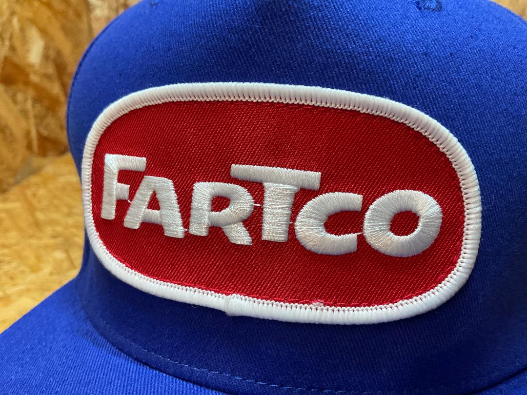 美品 FARTCO ファートコー Blob Snap Back Cap Blue