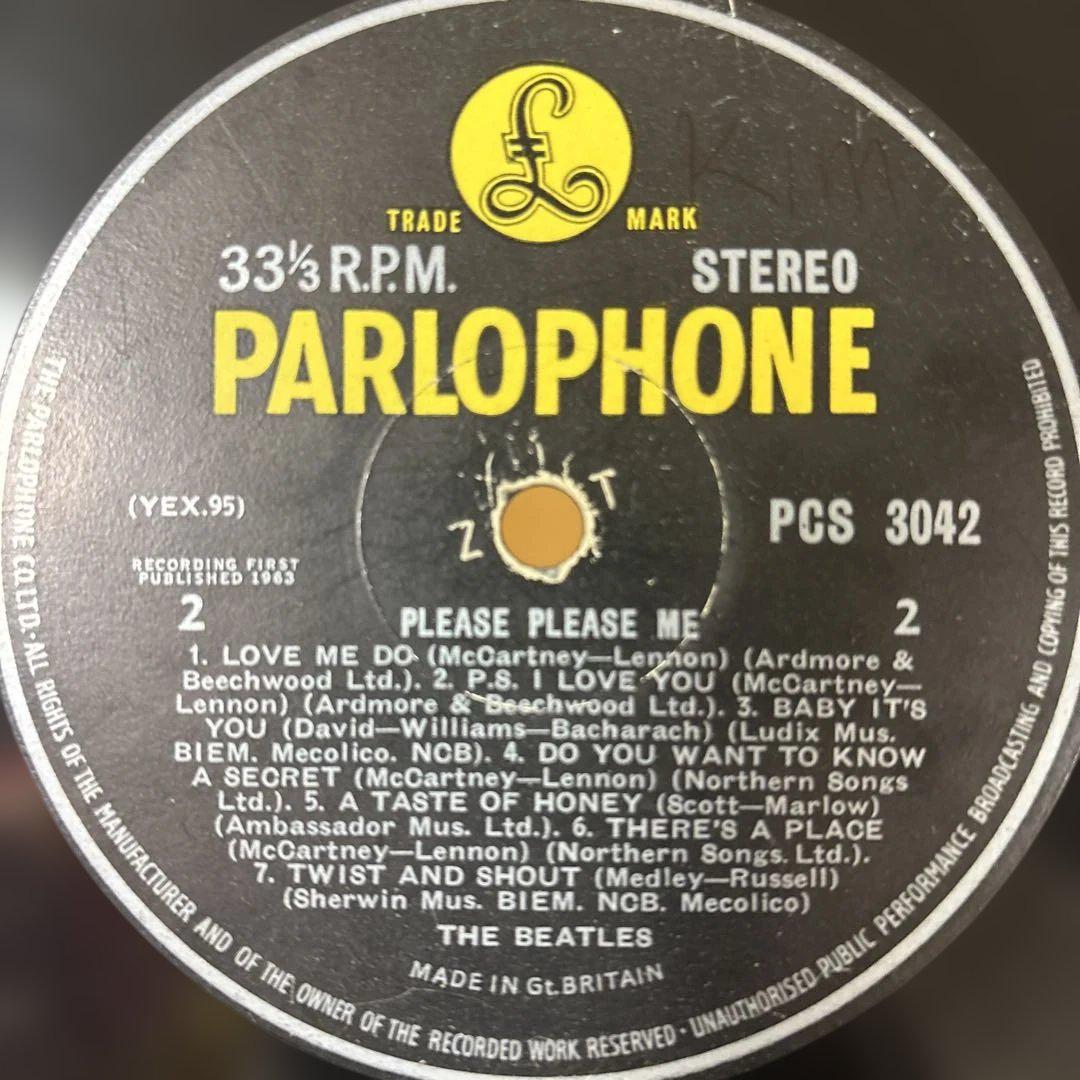 BEATLES PLEASE PLEASE ME レコード UK ステレオ