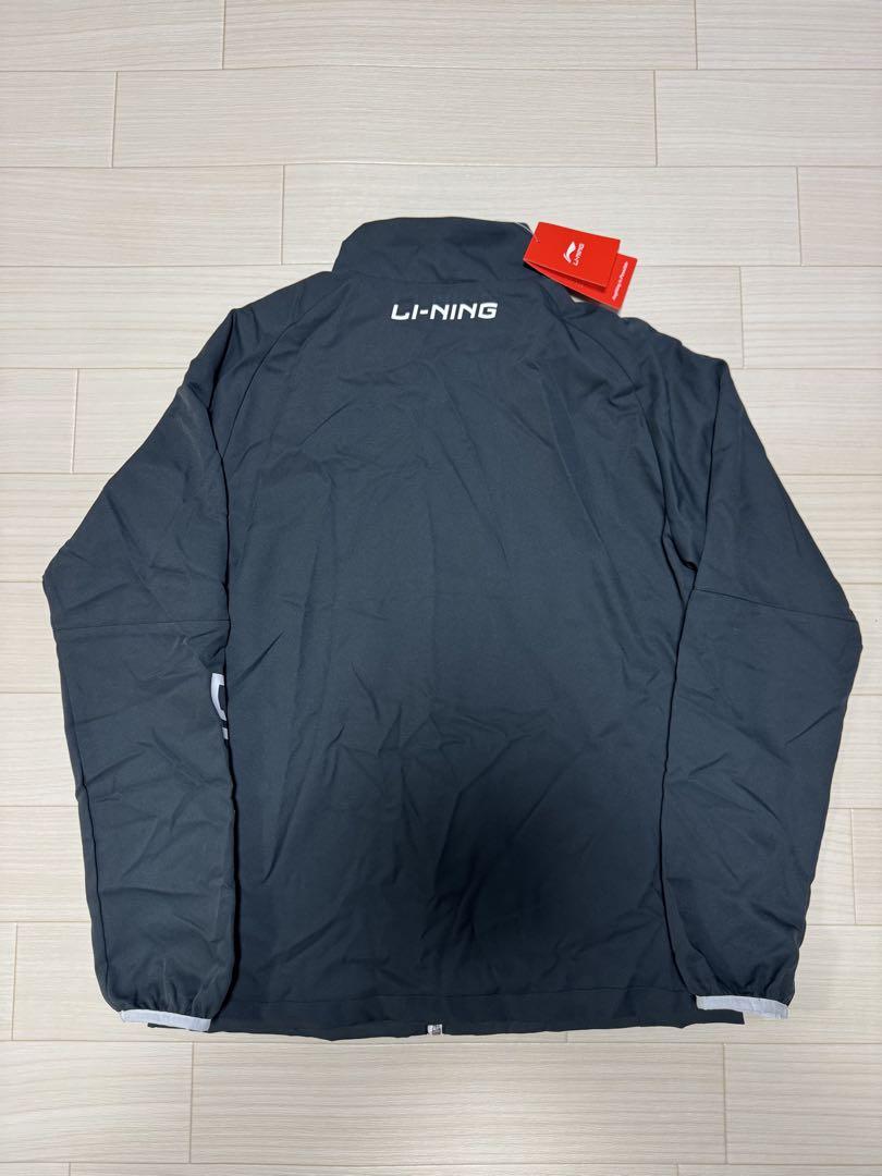 LI-NING バドミントン ウォームアップジャケット ブラック 上下セット