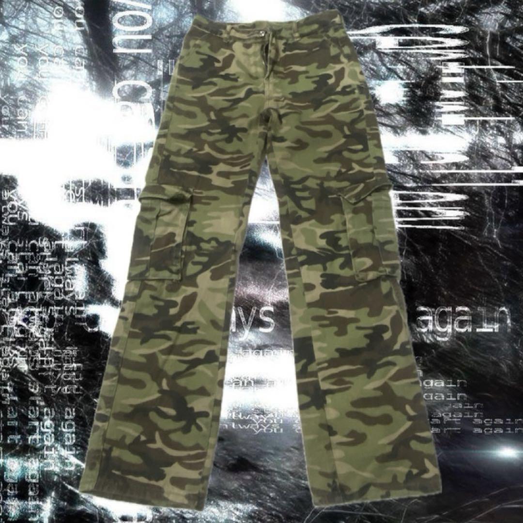 00s y2k 超短丈 迷彩 MA-1 ブルゾン カモフラ グランジ ギャル グランジ y2k 軍パン 迷彩 海外系 ストリート 地雷 パンク