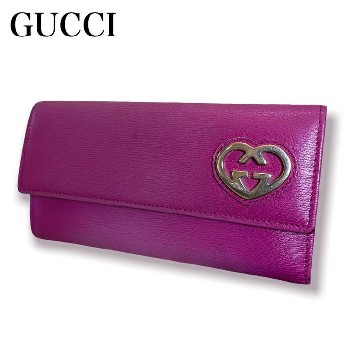 7800円 SALE開催中 GUCCI 長財布 バレンタイン限定 インターロッキング ハートビート