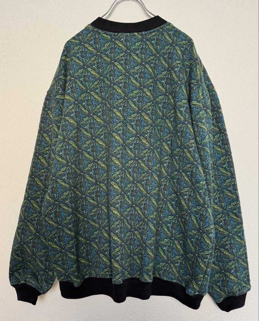 超希少 80s 黒タグ old stussy スウェット 大麻柄 マリファナ柄