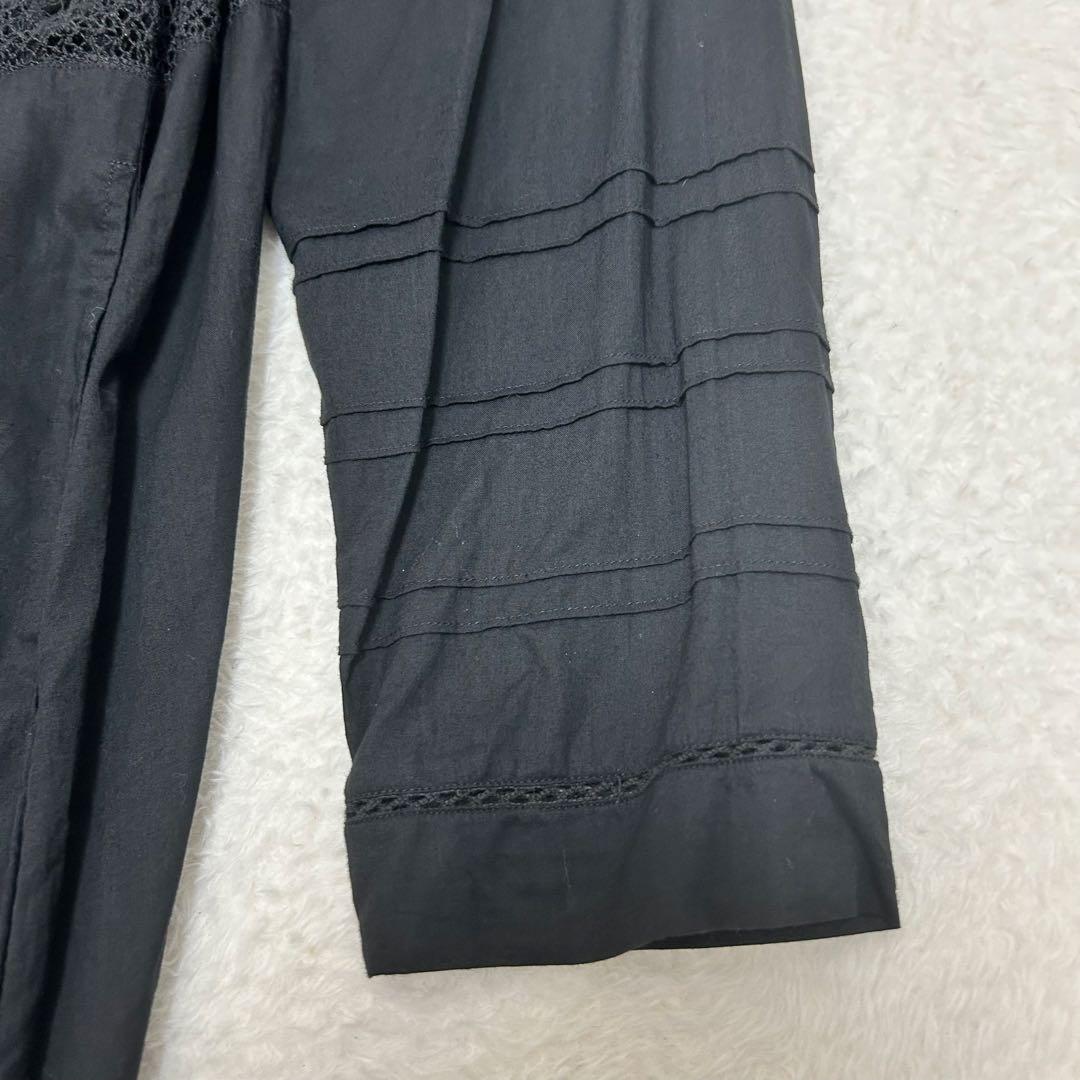 美品✨ヌキテパ Cambric Lace Gown ロングレースガウン ブラック 美品✨ヌキテパ Cambric Lace Gown ロングレースガウン ブラック