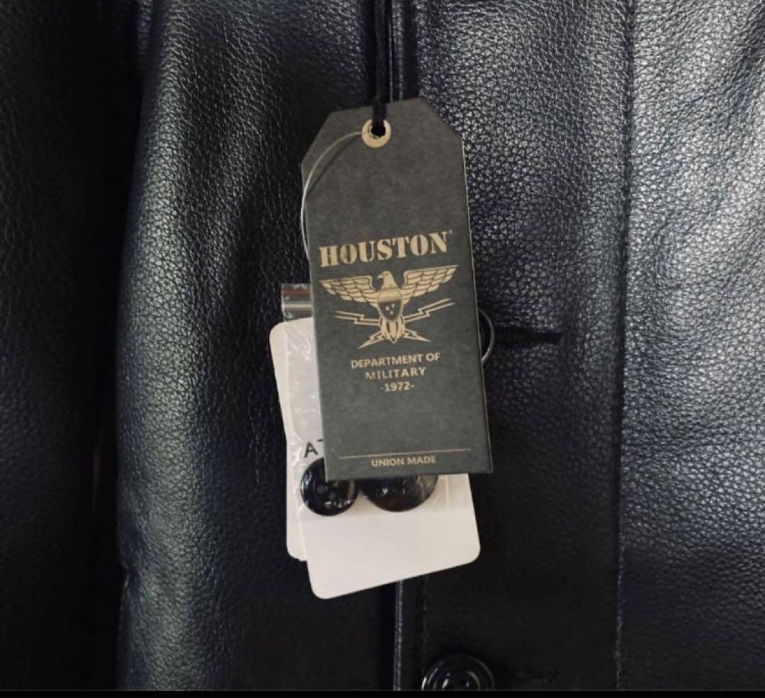 ［新品］HOUSTON ヒューストン 8177 レザー N-1 デッキジャケット