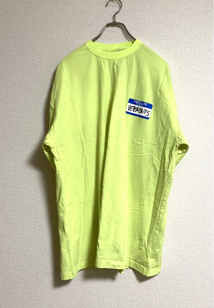 vetements ヴェトモン　my name is マイネームイズ　Tシャツ