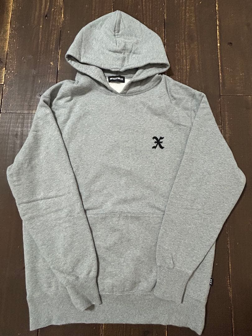 godselection XXX グレー パーカー Ｌサイズ