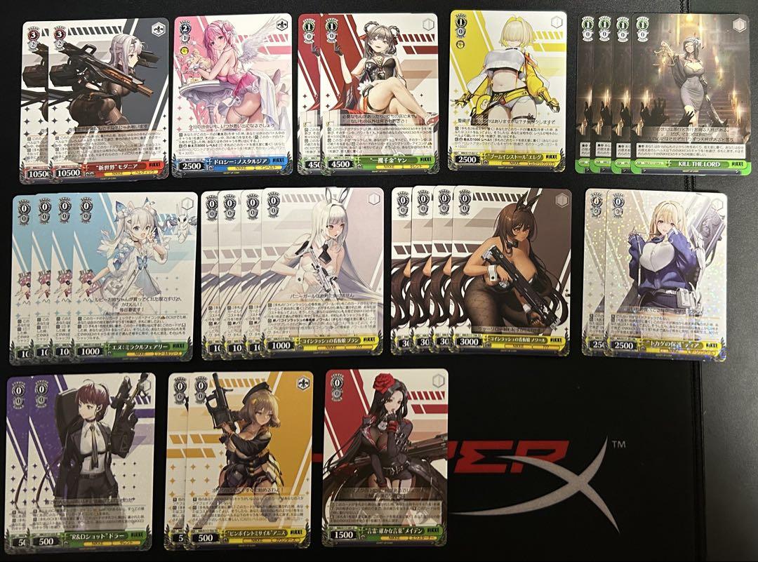 【ヴァイスシュヴァルツ】勝利の女神NIKKE 8宝 デッキ + デッキパーツ