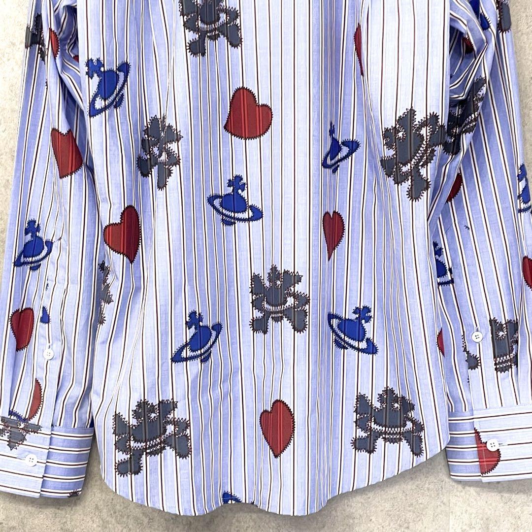 XL】Vivienne Westwood ハート スカル オーブ シャツ 希少 トップス