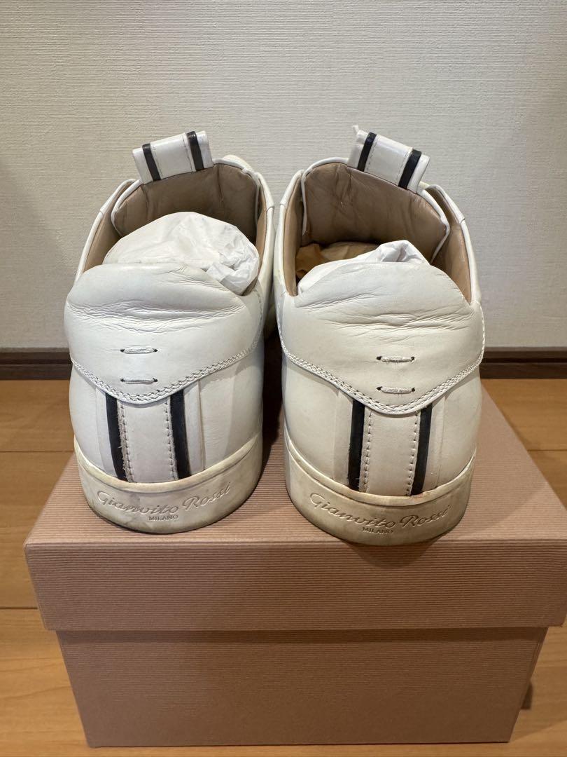 ジャンヴィトロッシ　スニーカー　ホワイトレザー　42