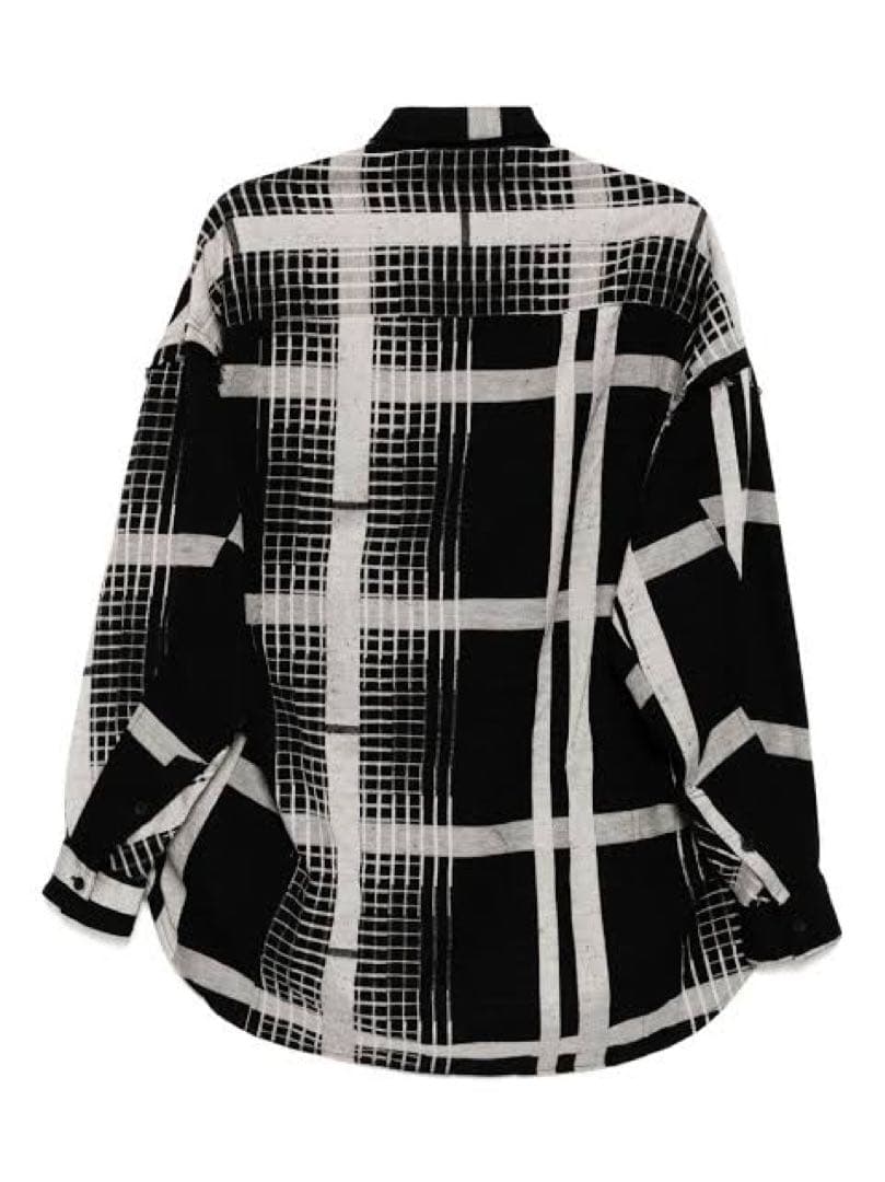 ユリウス 総柄オーバーシャツ ガスマスク レザー おまけ付き