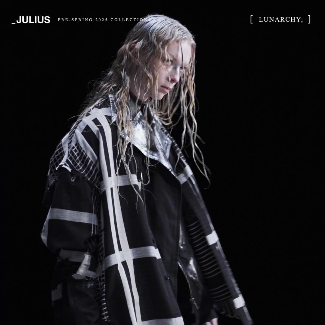 ユリウス 総柄オーバーシャツ ガスマスク レザー おまけ付き