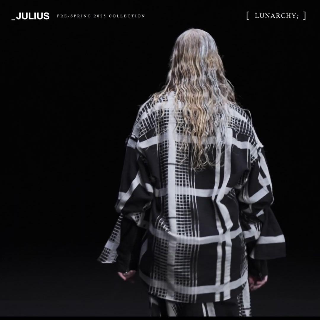 ユリウス 総柄オーバーシャツ ガスマスク レザー おまけ付き