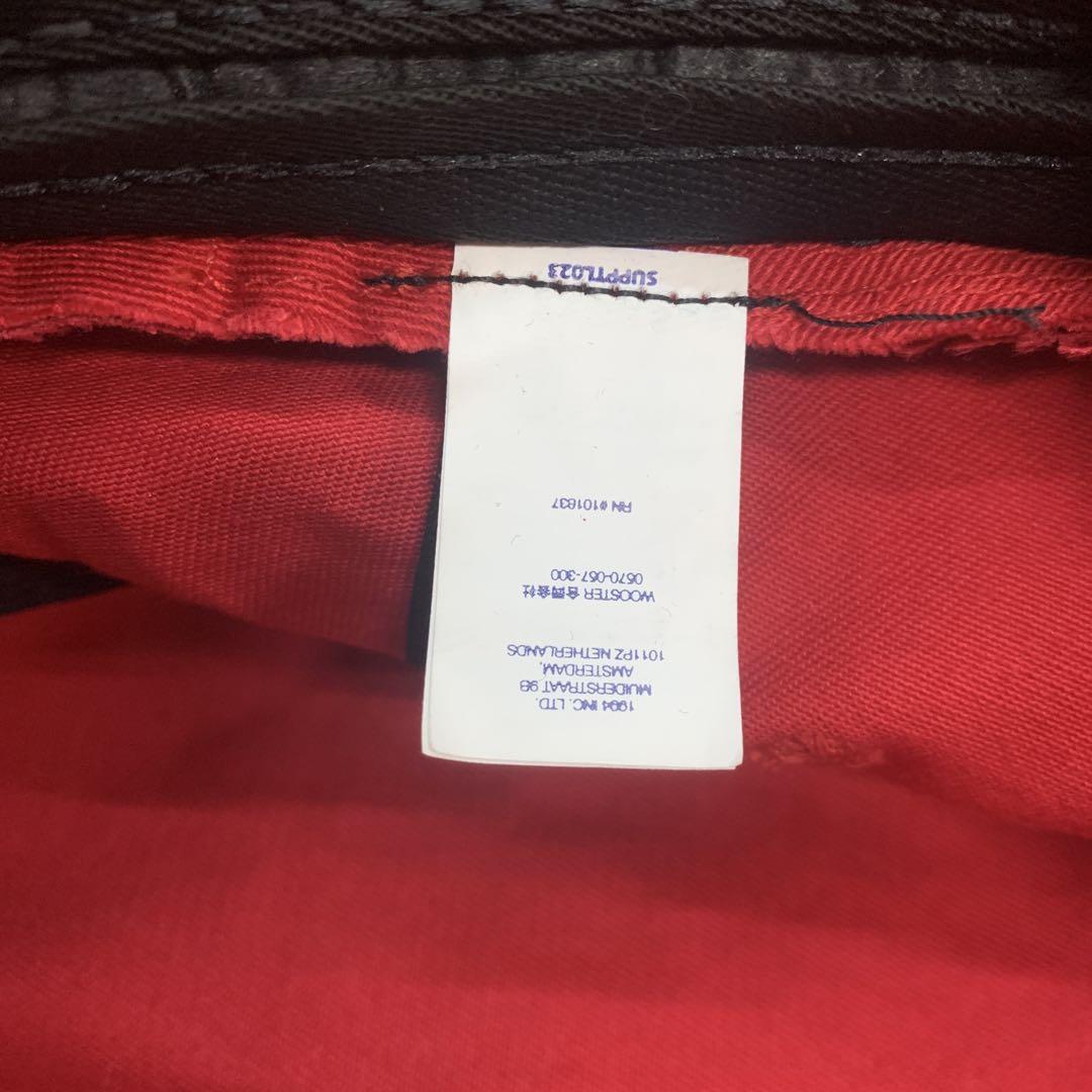 未使用 Supreme Lasered Twill Crusher \"Red\"